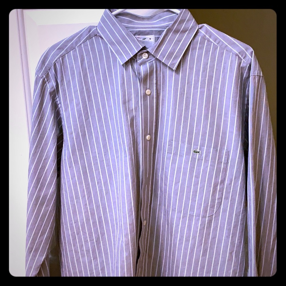 - Lacoste men’s shirt size 42.  Fits like a …